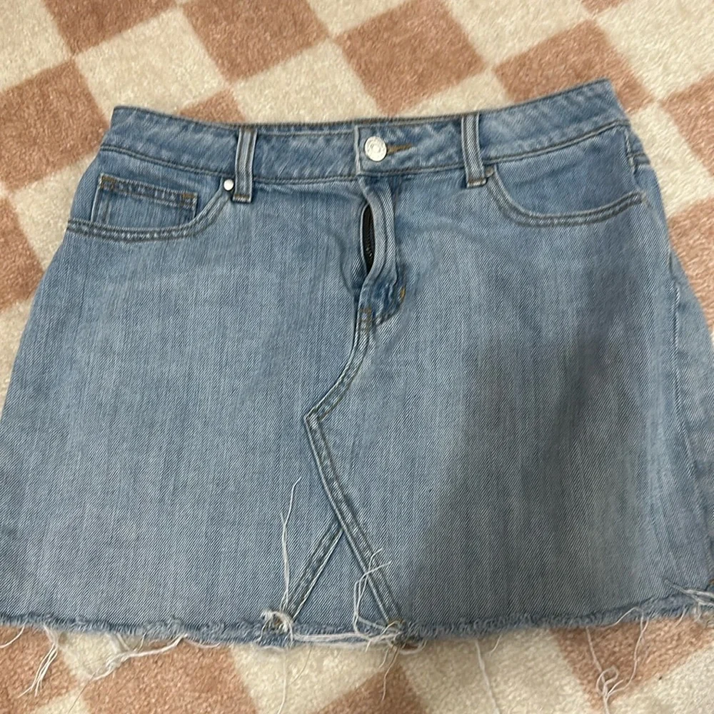 Jean mini skirt - Picture 1 of 2